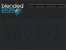 Tablet Screenshot of blendedprofit.com